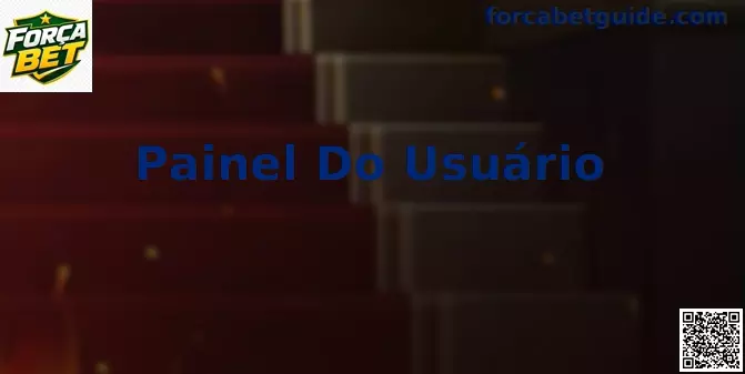 Tela ilustrativa do Painel Do Usuário Força Bet com acesso a saldo, Pix, bônus, KYC e suporte