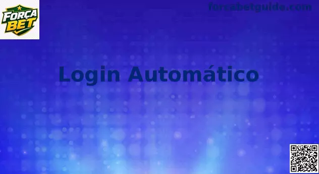 Interface de Login Automático da Força Bet ilustrando segurança e rapidez no acesso