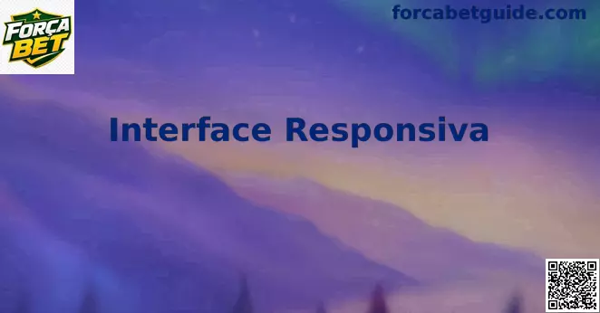 Exemplo visual de Interface Responsiva da Força Bet em diferentes tamanhos de tela