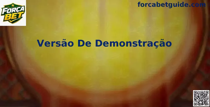 Tela ilustrativa da Versão De Demonstração para testar jogos da Força Bet com créditos virtuais